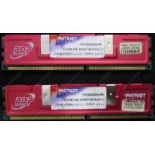 Память 512Mb (2x256Mb) DDR-1 533MHz Patriot PEP2563200+XBL (Октябрьский)