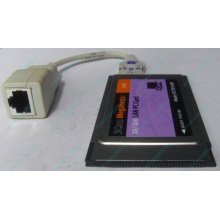 Сетевая карта для ноутбука 3COM Mehahertz 3CCFE574BT (PCMCIA) - Октябрьский