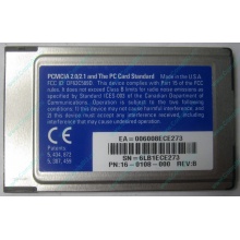 Сетевая карта 3COM Etherlink III 3C589D-TP (PCMCIA) без LAN кабеля (без хвоста) - Октябрьский